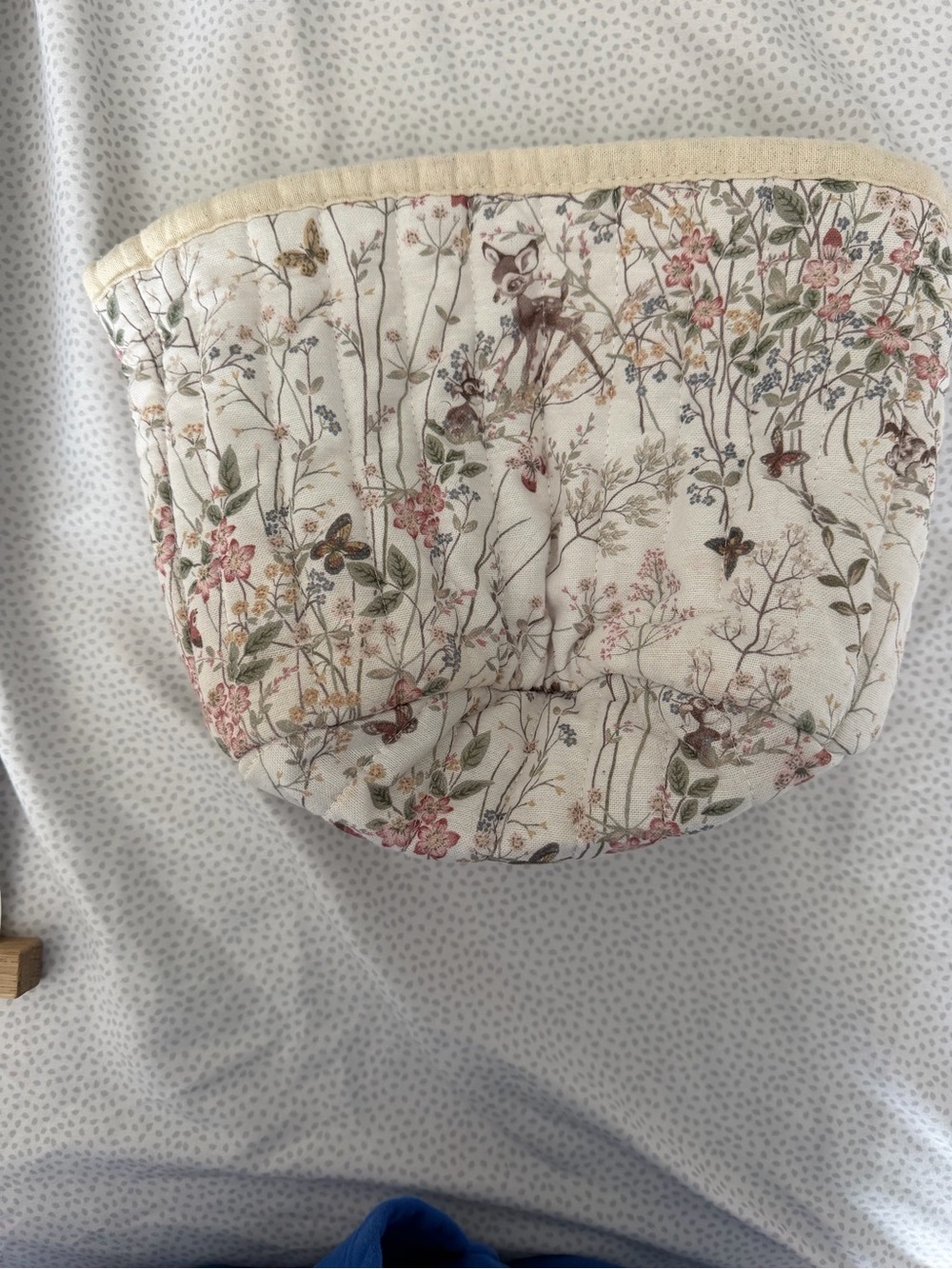 Floral Quilted small basket from the Disney Bambi collection sold at H&M